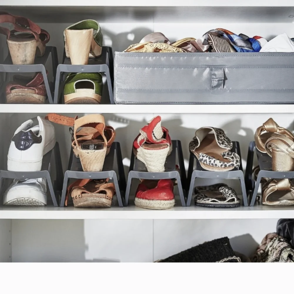 MURVEL shoe organizer gray from IKEA